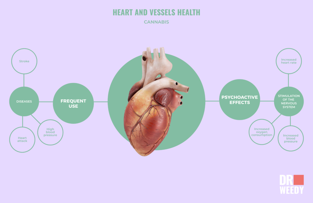 marijuana vs tobacco heart and vessels health
