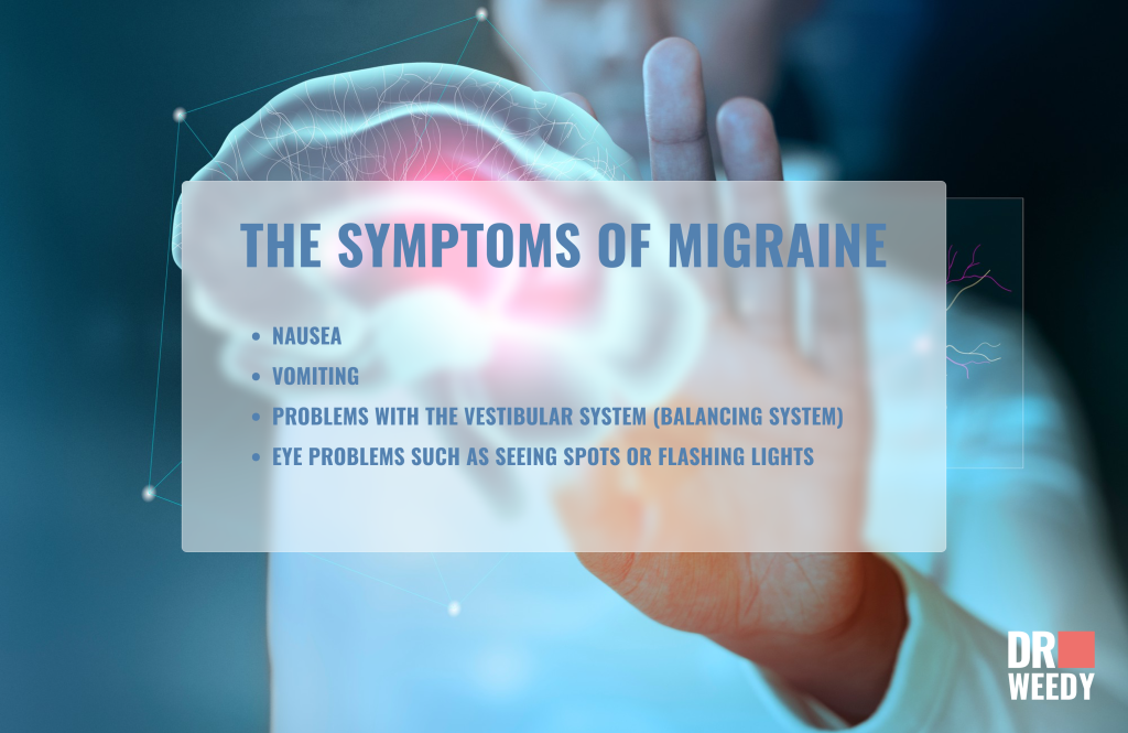 The symptoms of migraine 