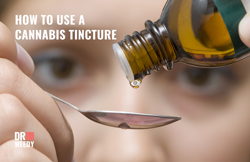 How to use a cannabis tincture