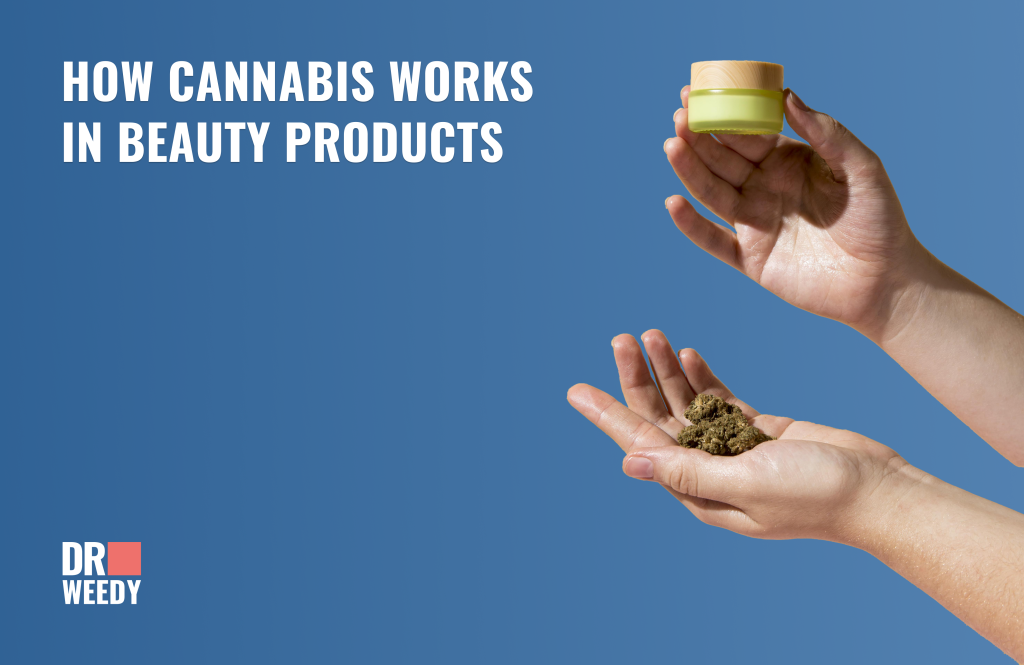 How cannabis works in beauty products.
